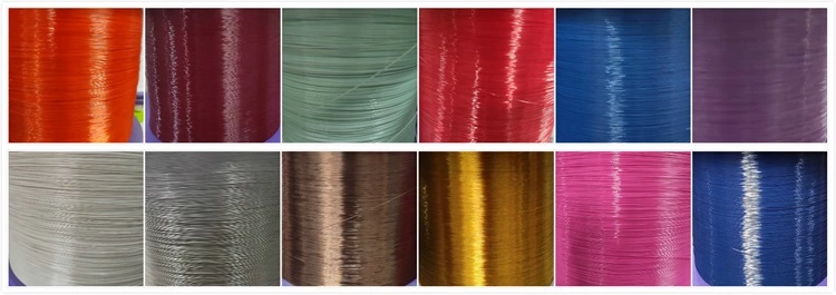 AA grade 0.68mm 0.72mm beige polyester monofilament zipper yarn