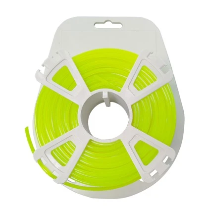 Ferningur 1,0-5,0 mm Appelsínugulur Heavy Duty Nylon Trimmer Line 1lb Pakki